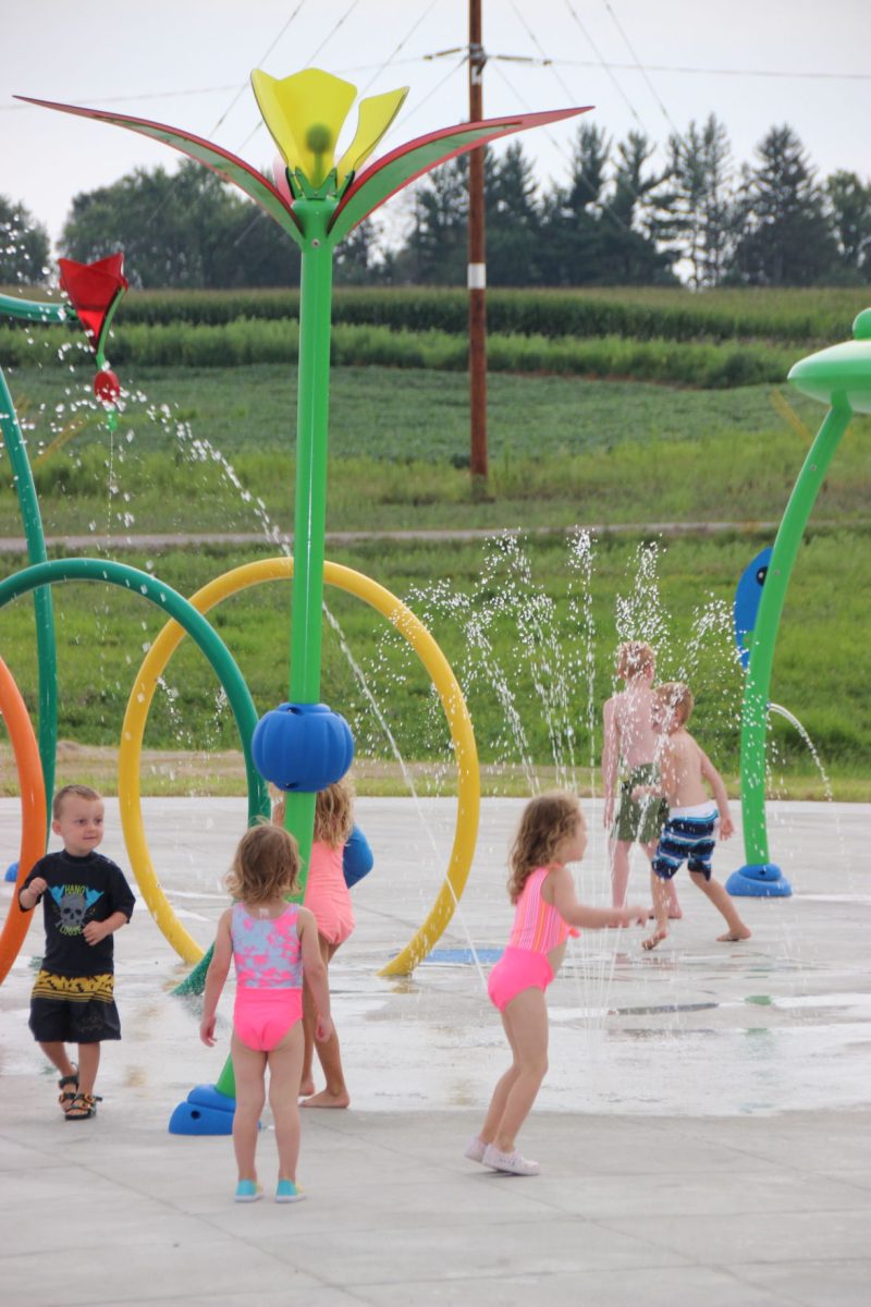 A grand opening was held August 5, at the new Splash Pad and shelter. Kids of all ages were on hand to get in on the fun playing at the city&#8217;s newest attraction at the Solon Recreation and Nature Center.