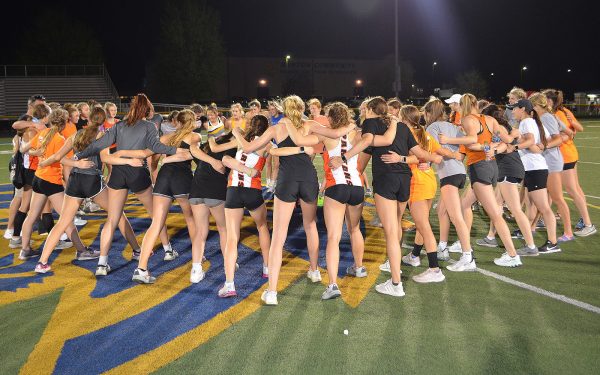 Another meet, another celebration circle for the Solon Girls track and field squad. Solon put up 228 points, more than doubling the score of runner-up Marion, in the regional qualifier…leading to this weekend’s Iowa Class 3A State track and field meet in Des Moines.