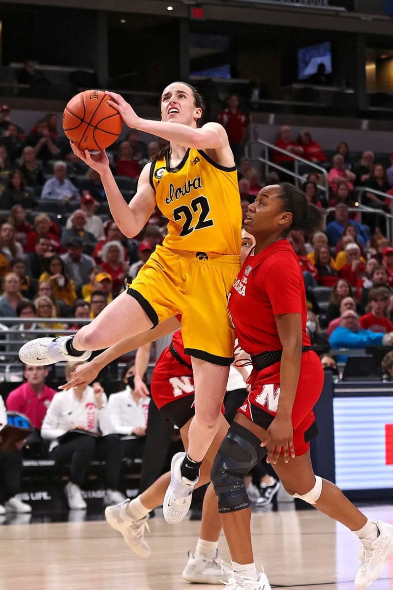 Caitlin Clark scored 41 points and made nine rebounds against Nebraska in the Big Ten Tournament.