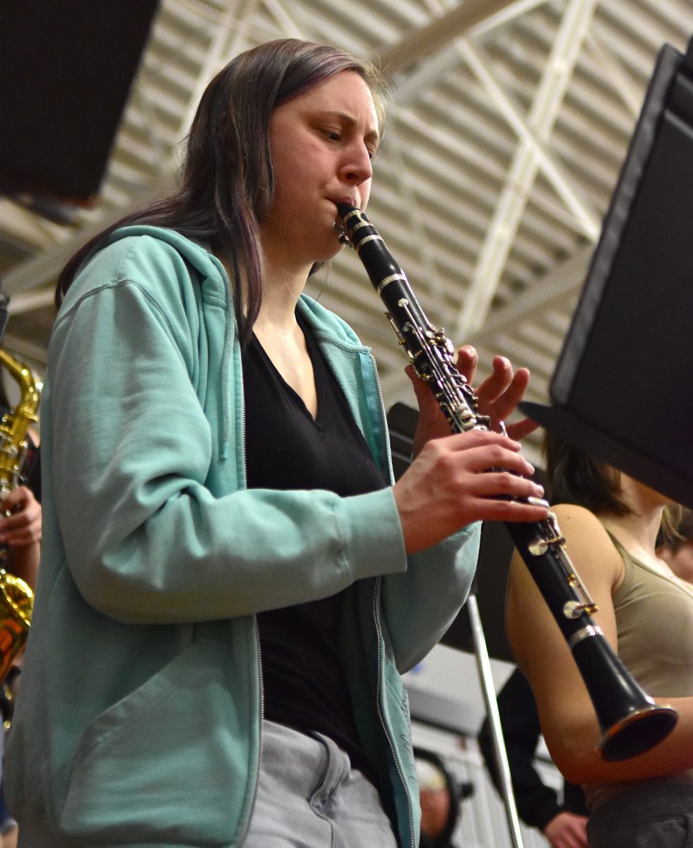 Girl with clarinet