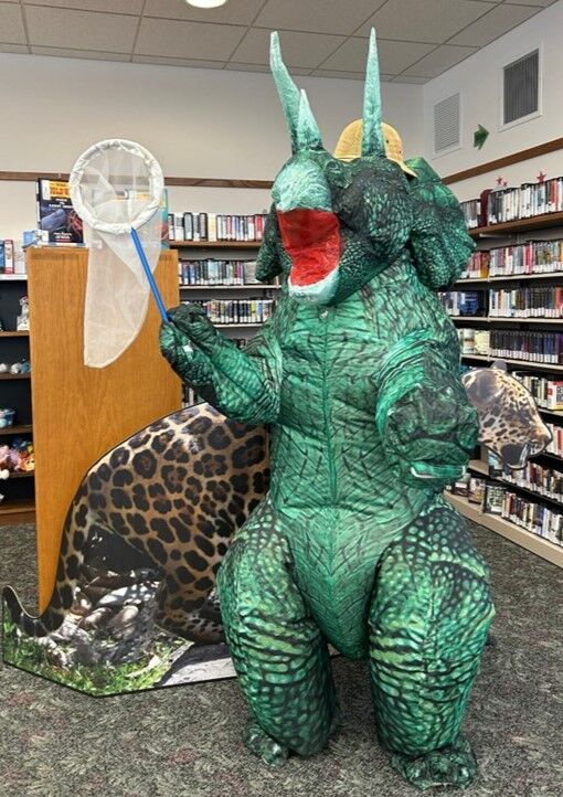 Trixie the Library Dinosaur.