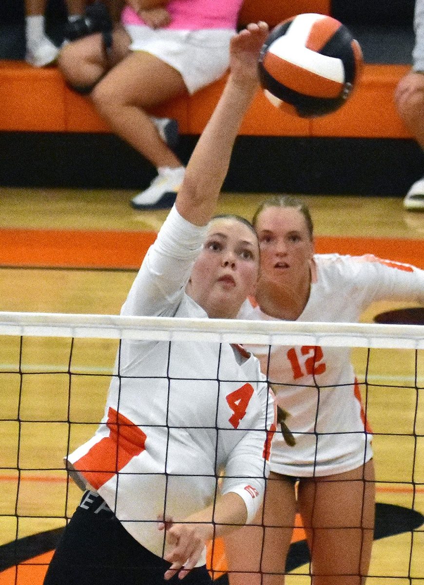 Grace Erwin (4) was a WaMaC East All-Conference 1st Team pick. Erwin, a junior, produced 186 kills this season.