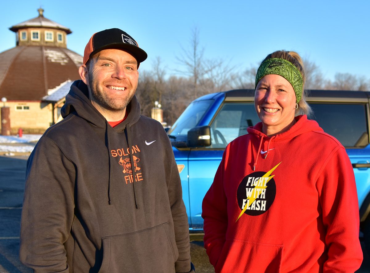 William Owen is trying to start a weekly running and riding group meeting Saturday mornings and (tentatively) Tuesday evenings at the Timberdome in the SRNA. Becky Klutts joined Owen for his inaugural run this past Saturday.