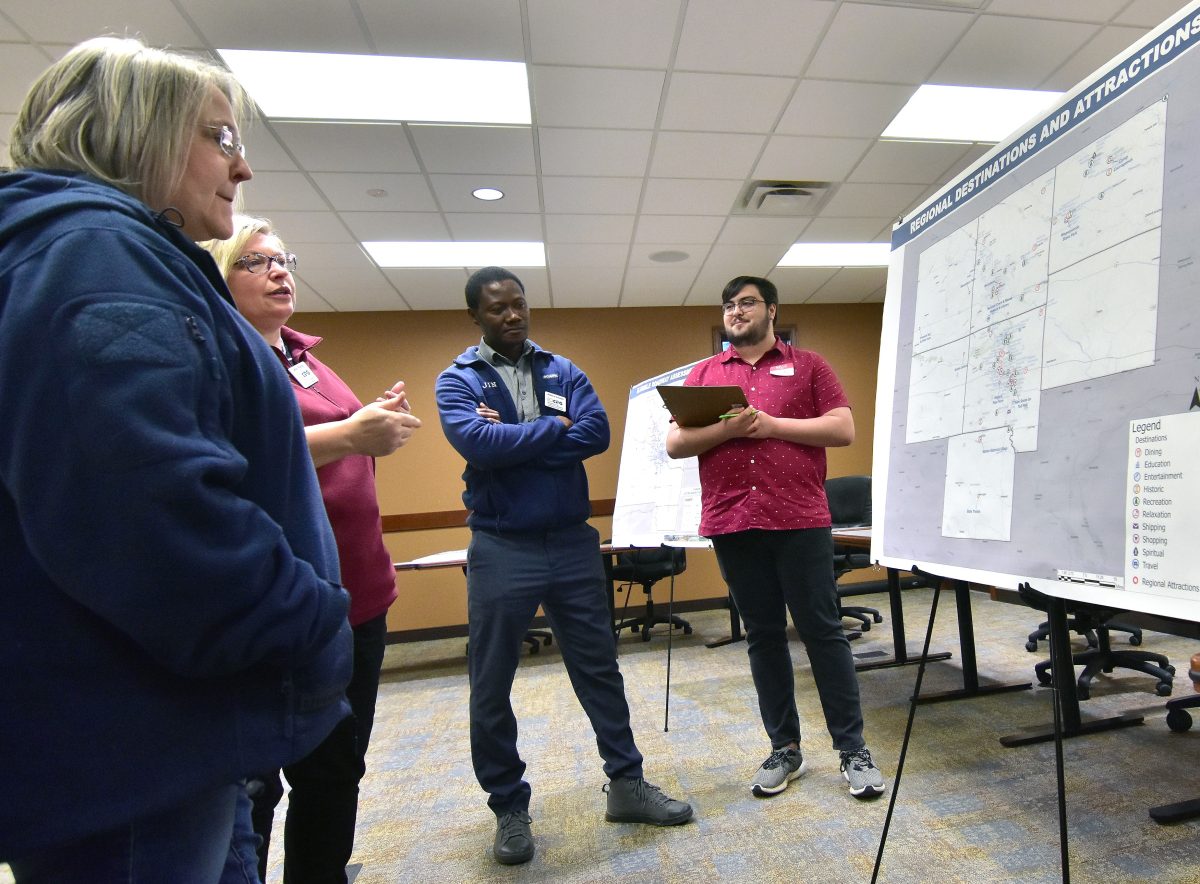 East Central Iowa Council of Governments (ECICOG) staff held an open house focused on transportation planning in the Solon City Hall on Feb. 29. The organization is formulating an Active Transportation Plan for a seven-county area including Johnson with a focus on non-vehicular modes including bicycles and pedestrians.