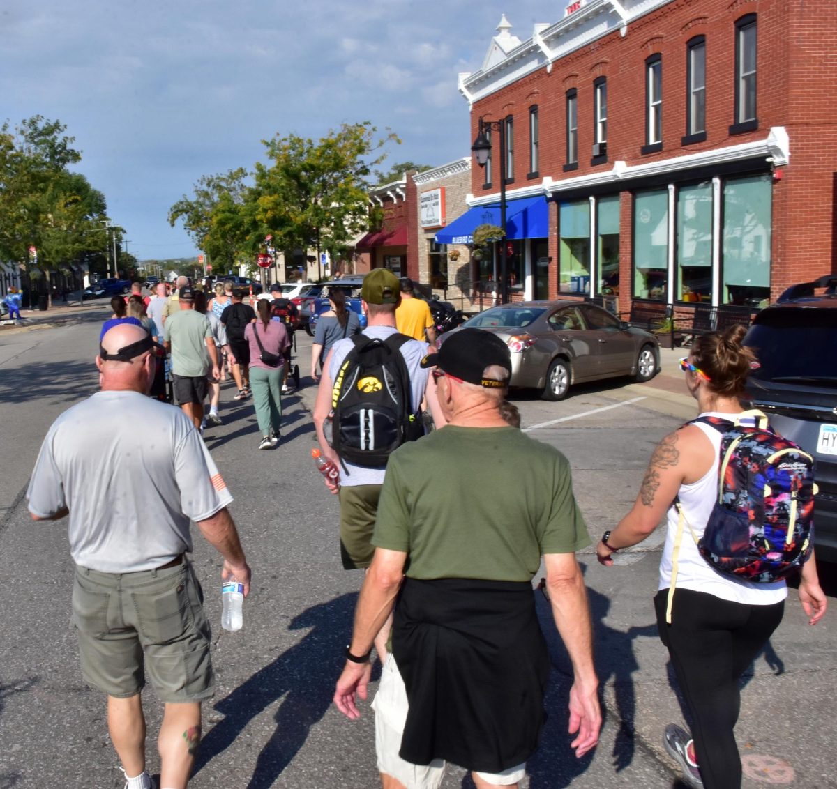 Rucking through Solon for vets