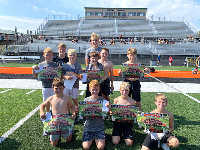 5th and 6th Grade Flag Football winners