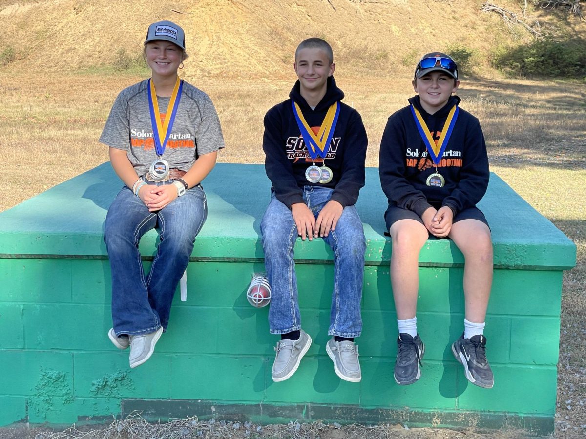 (From left) Alannah Mahoney, Dylan Dunnwald, Connor Mahoney and Arthur Martin brought home medals from the Wilton Trapshooting Competition. (Not pictured: Dylan Dunnwald) Sunday, October 19.