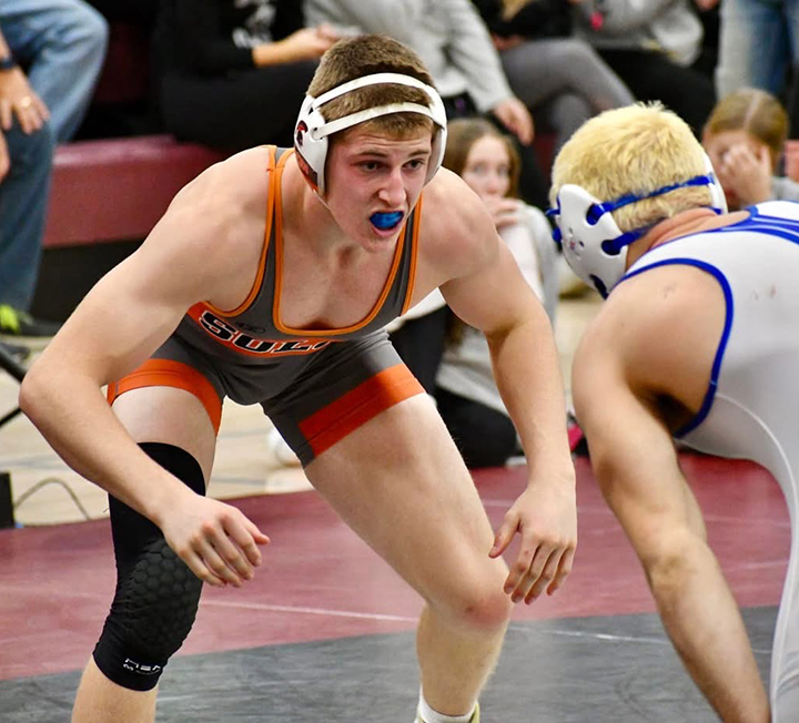 Jackson Feuerbach placed 7th at 175 pounds in the Cliff Keen Invitational
tournament this past weekend in Independence.