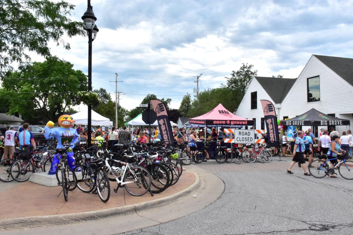 Big Grove Solon was the destination for last year’s Big Rove bike ride. Cyclists departed Big Grove locations in Iowa City and Cedar Rapids and converged in Solon for fellowship and the Trophy Dads band before riding back to their starting points. The event returns to Solon Saturday, June 21 and street closures will be in effect for the happening.