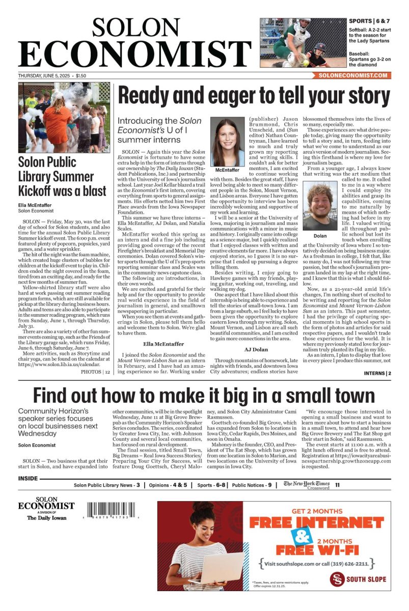 Solon Economist — June 5, 2025