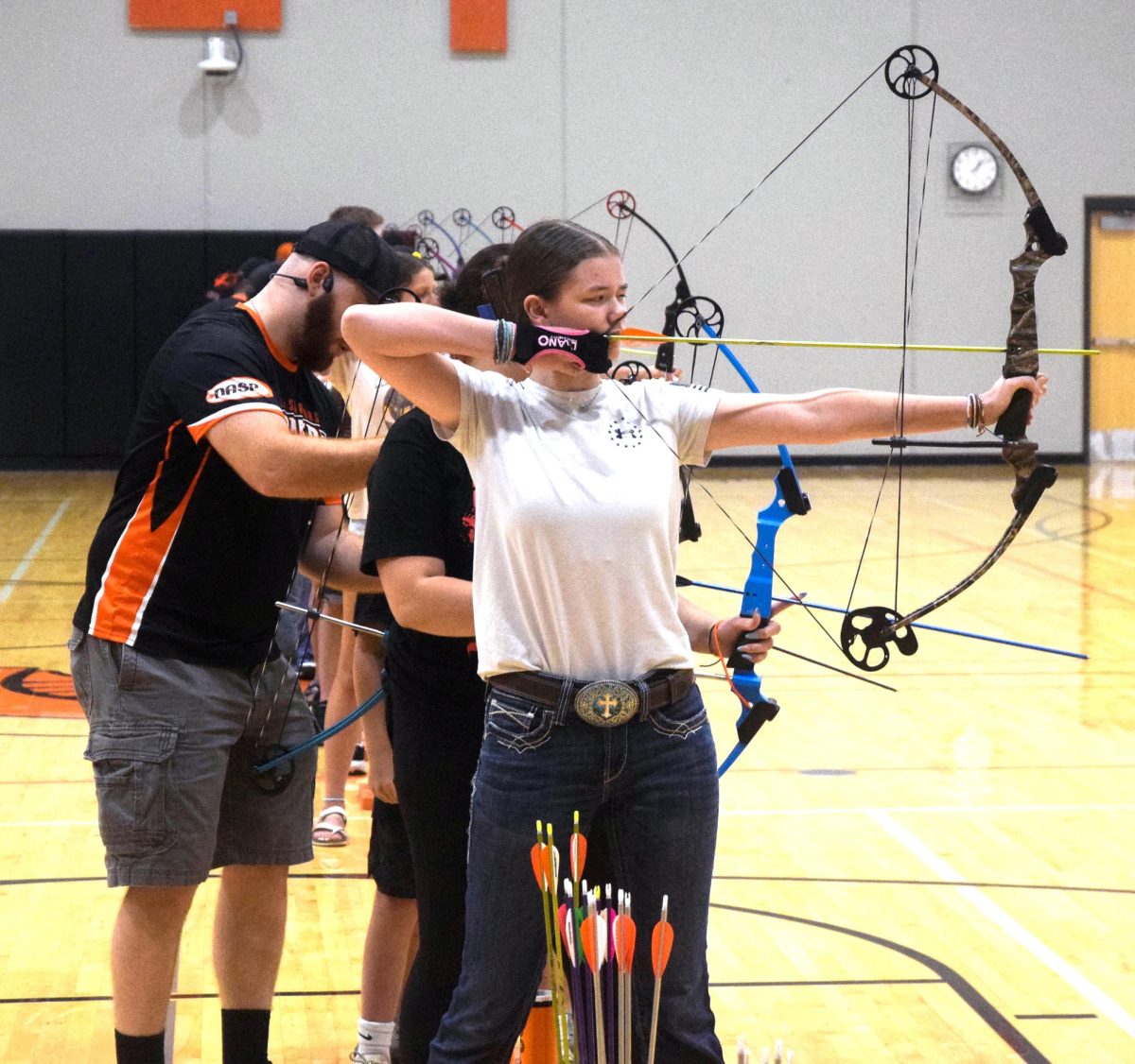 Spartan Archers showcase their talent during Beef Days Tournament