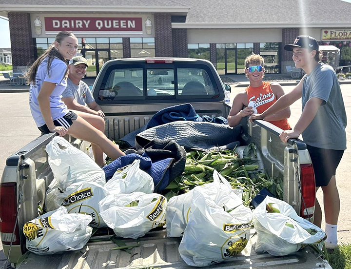 For the Stahle family, their annual peaches and cream sweet corn sales is a tradition and a labor of love. Check their Facebook page – Stahle’s Peaches and Cream Sweet Corn, for times they’ll be in the Dairy Queen and E’s Floral parking lot off Highway 1.