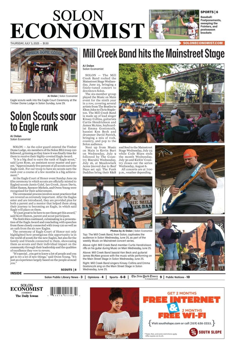 Solon Economist – July 3, 2025