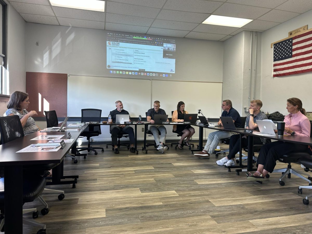 The Solon Community School District's Board of Education met for their regular monthly public meeting Thursday, June 18, in the Administration building
