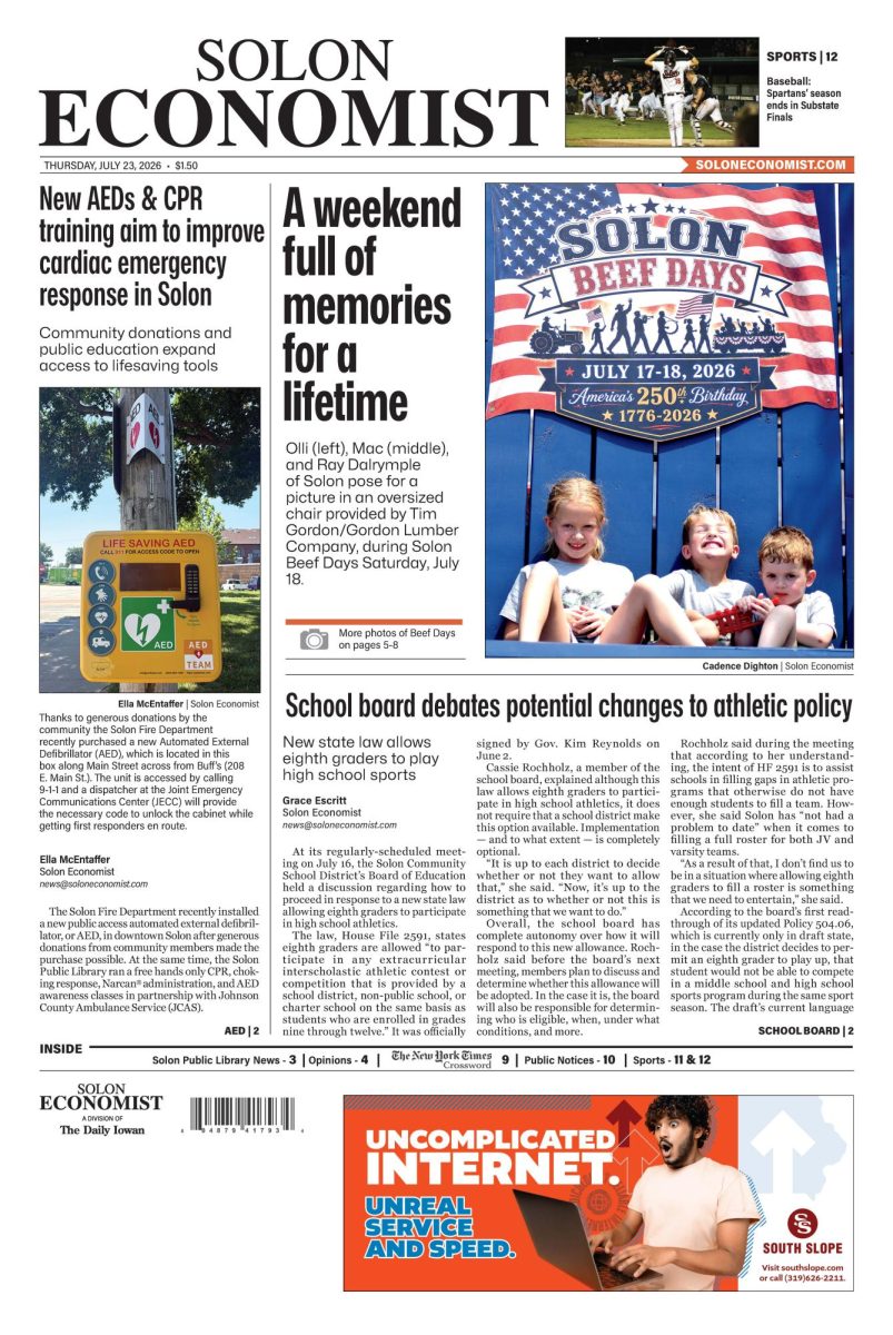 Solon Economist — July 23, 2026